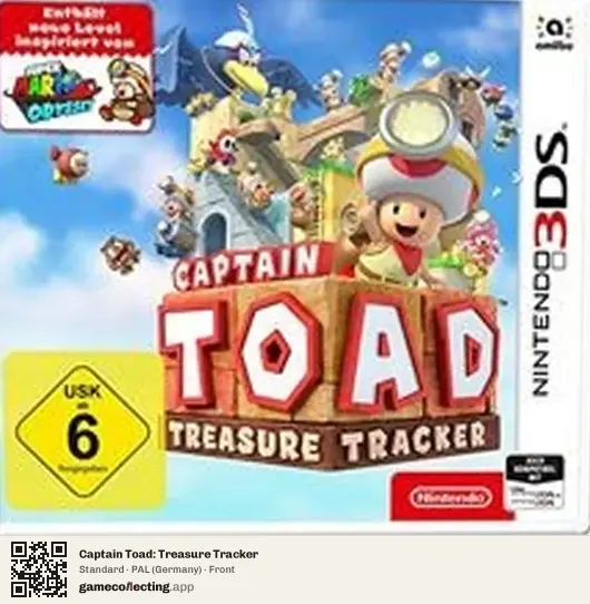 Captain Toad: Treasure Tracker Nintendo 3DS, Germany box front