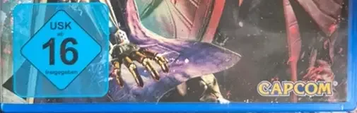 Devil May Cry 5, the USK square on its front