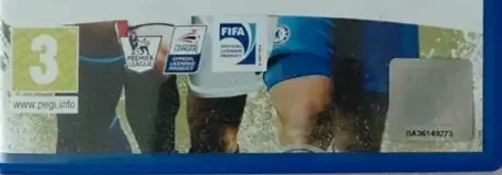 FIFA 10, the PEGI square on its front