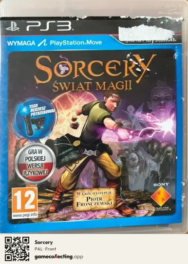 Sorcery PlayStation 3, PAL box front