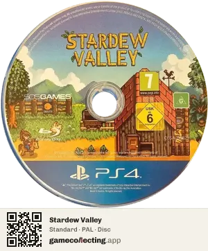 Stardew Valley PlayStation 4, PAL disc