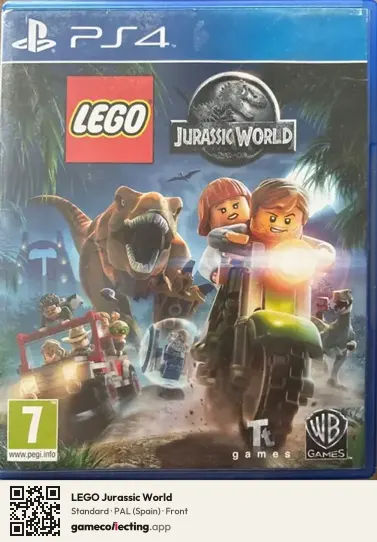 LEGO Jurassic World PlayStation 4, Spain box front