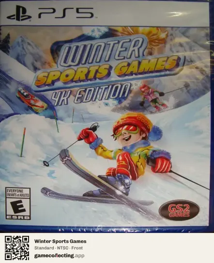 Winter Sports Games PlayStation 5, NTSC box front