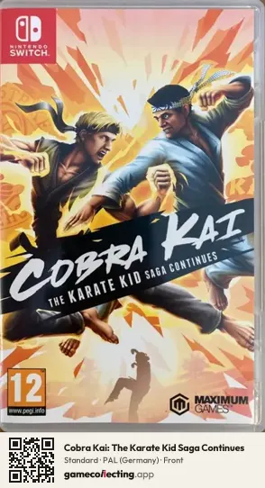 Cobra Kai: The Karate Kid Saga Continues Nintendo Switch, Germany box front