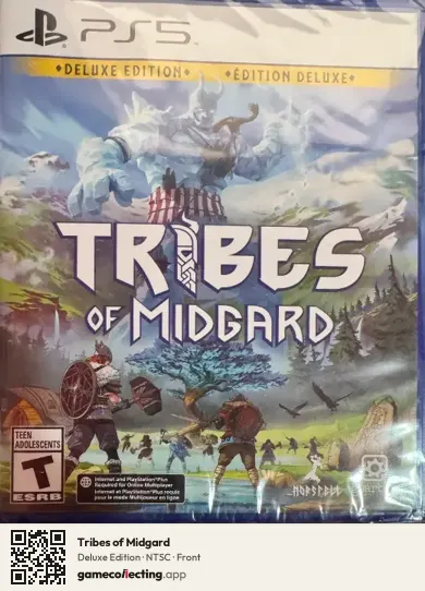 Tribes of Midgard PlayStation 5, NTSC box front