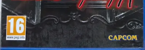 Devil May Cry, the PEGI square on its front