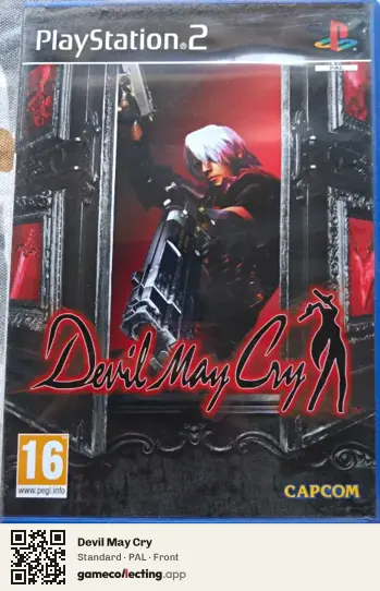 Devil May Cry PlayStation 2, PAL box front