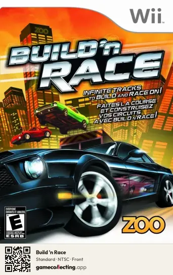 Build 'n Race Nintendo Wii, NTSC box front