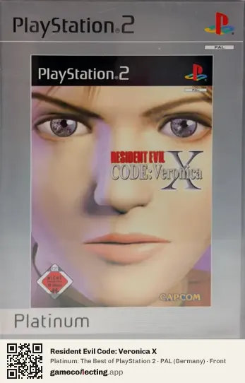 Resident Evil Code: Veronica X PlayStation 2, Germany box front
