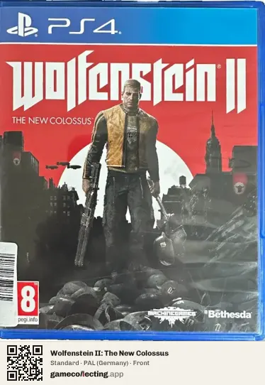 Wolfenstein II: The New Colossus PlayStation 4, Germany box front