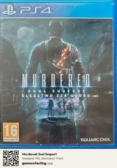 Murdered: Soul Suspect PlayStation 4, Germany box front