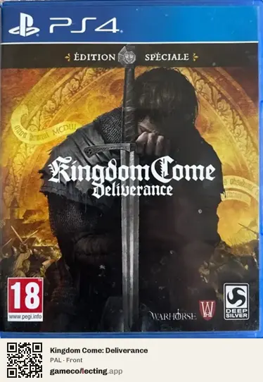 Kingdom Come: Deliverance PlayStation 4, PAL box front