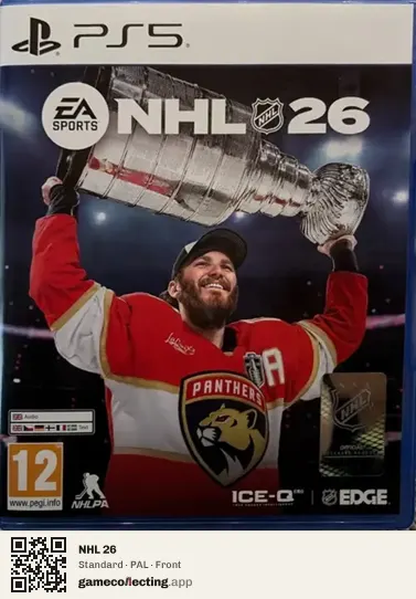 NHL 26 PlayStation 5, PAL box front