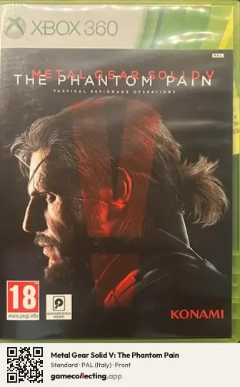 Metal Gear Solid V: The Phantom Pain Xbox 360, Italy box front