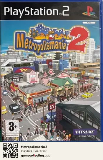 Metropolismania 2 PlayStation 2, PAL box front