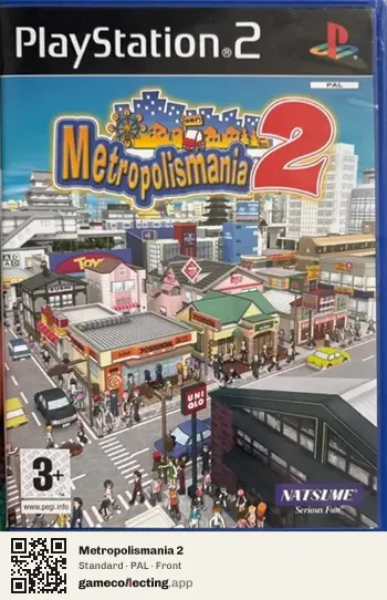 Metropolismania 2 PlayStation 2, PAL box front