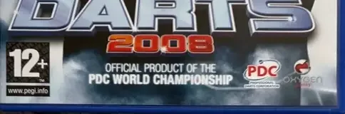 PDC World Championship Darts 2008, the PEGI square on its front