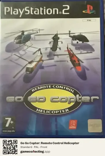Go Go Copter: Remote Control Helicopter PlayStation 2, PAL box front
