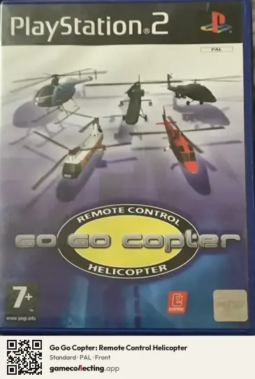 Go Go Copter: Remote Control Helicopter PlayStation 2, PAL box front