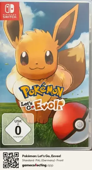 Pokémon: Let's Go, Eevee! Nintendo Switch, Germany box front