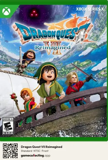 Dragon Quest VII Reimagined Xbox Series X, NTSC box front