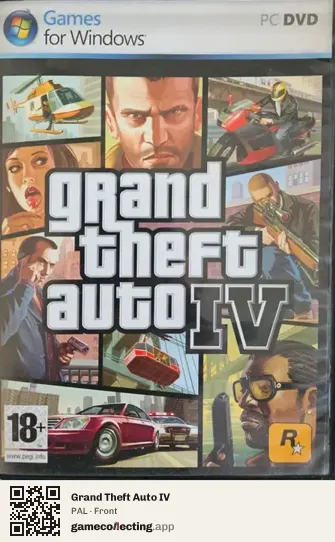 Grand Theft Auto IV Computer, PAL box front