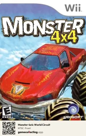 Monster 4x4: World Circuit Nintendo Wii, NTSC box front