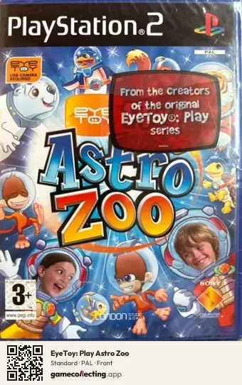 EyeToy: Play Astro Zoo PlayStation 2, PAL box front