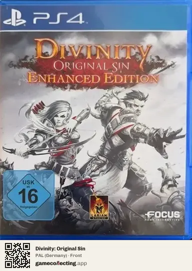 Divinity: Original Sin PlayStation 4, Germany box front