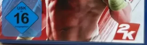 WWE 2K15, the USK square on its front