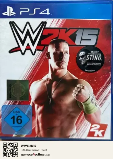 WWE 2K15 PlayStation 4, Germany box front