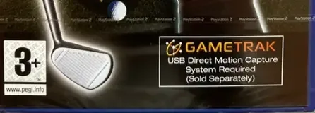 Real World Golf, the PEGI square on its front