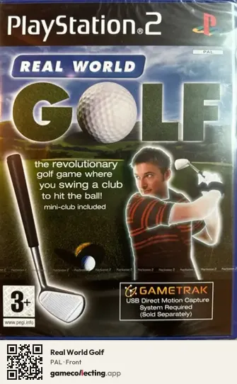 Real World Golf PlayStation 2, PAL box front