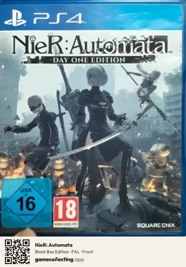 NieR: Automata PlayStation 4, PAL box front