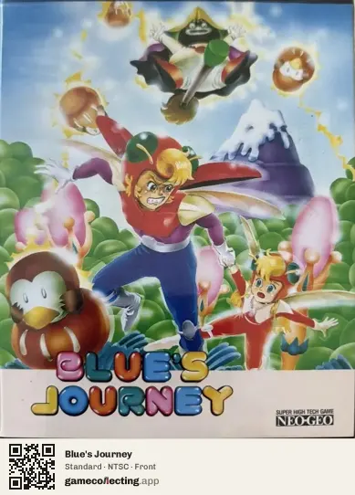 Blue's Journey Neo Geo AES, NTSC box front