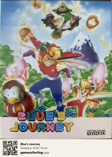 Blue's Journey Neo Geo AES, NTSC box front