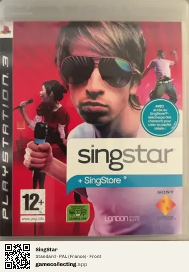 SingStar PlayStation 3, France box front