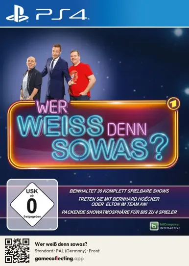 Wer weiß denn sowas? PlayStation 4, Germany box front