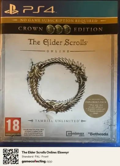 The Elder Scrolls Online: Elsweyr PlayStation 4, PAL box front