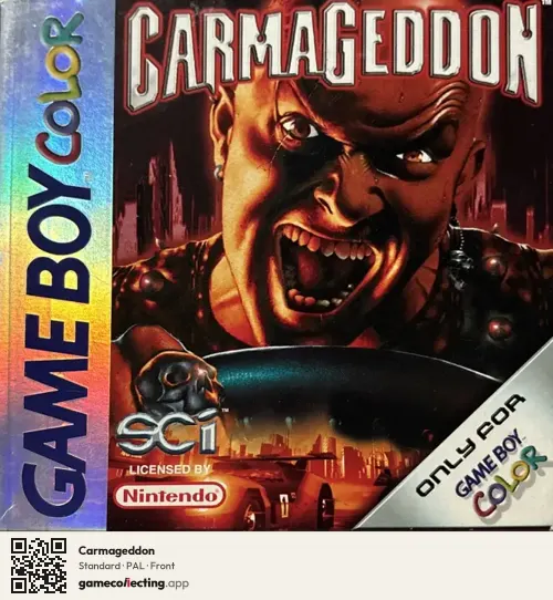 Carmageddon Game Boy Color, PAL box front
