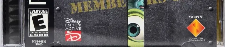 Monsters, Inc.: Scream Team, the ESRB box on its front