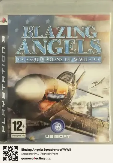 Blazing Angels: Squadrons of WWII PlayStation 3, France box front