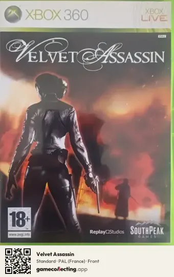 Velvet Assassin Xbox 360, France box front