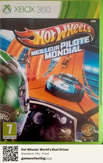 Hot Wheels: World's Best Driver Xbox 360, PAL box front