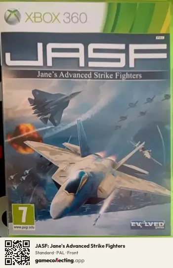 JASF: Jane's Advanced Strike Fighters Xbox 360, PAL box front