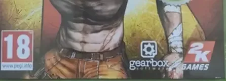 Borderlands, the PEGI square on its front