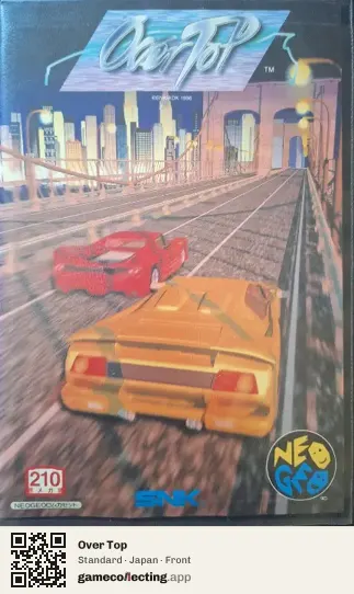 Over Top Neo Geo AES, Japan box front