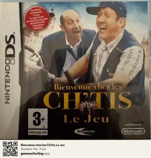 Bienvenue chez les Ch'tis: Le Jeu Nintendo DS, PAL box front