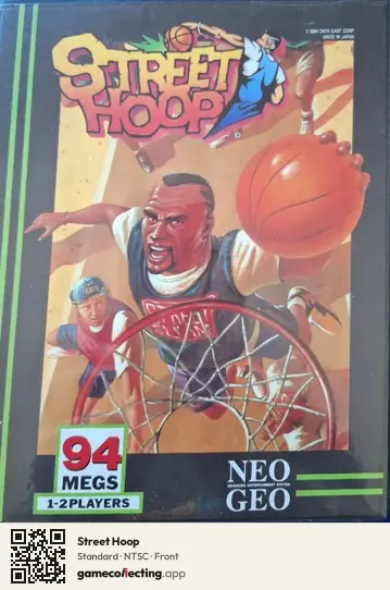 Street Hoop Neo Geo AES, NTSC box front