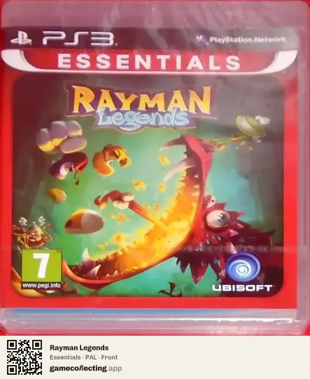 Rayman Legends PlayStation 3, PAL box front